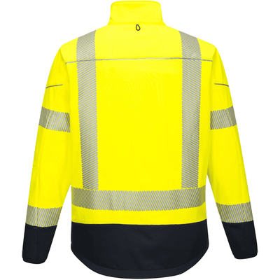 PORT WEST PW3 Hi-Vis Contrast Softshell Jacket - T404
