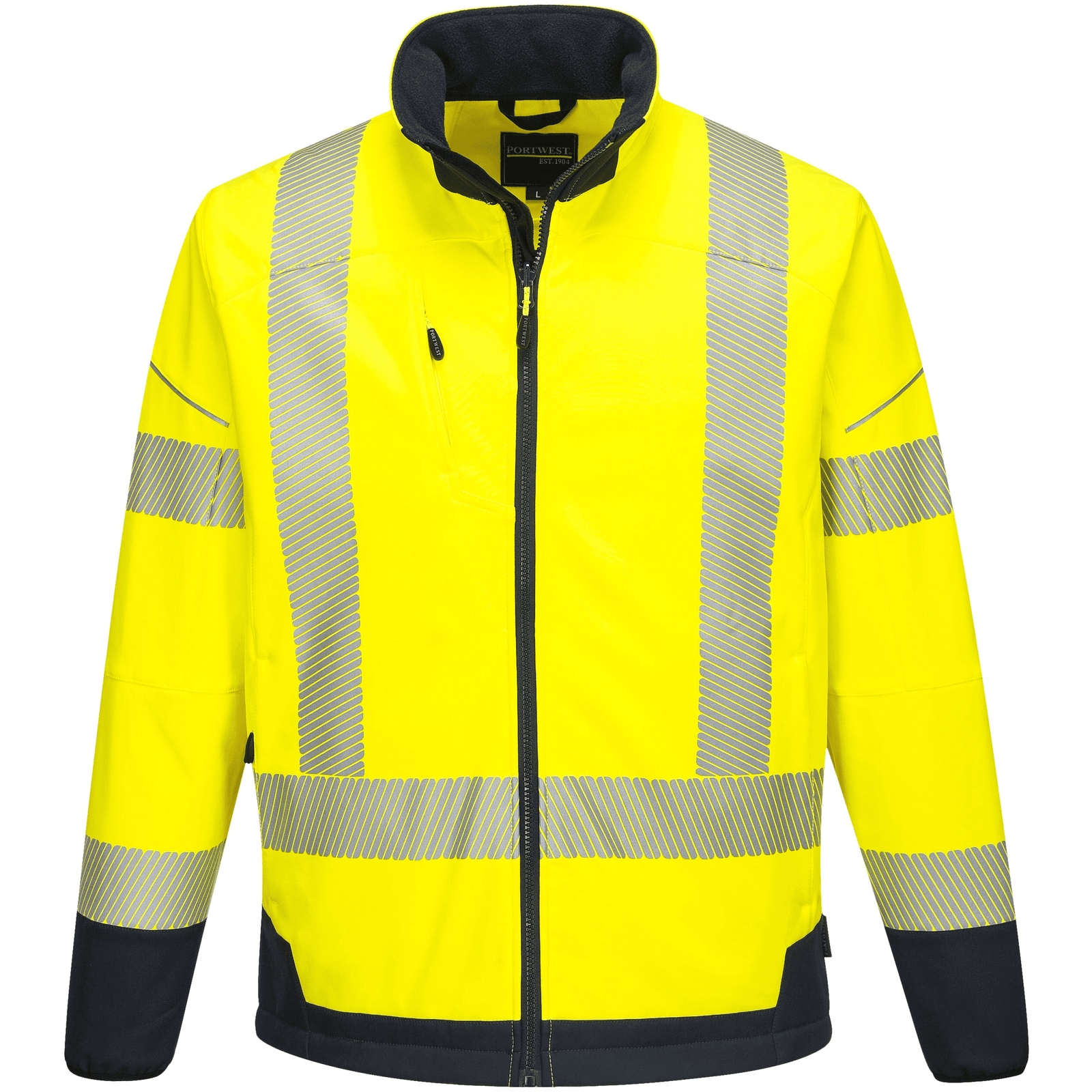 PORT WEST PW3 Hi-Vis Contrast Softshell Jacket - T404