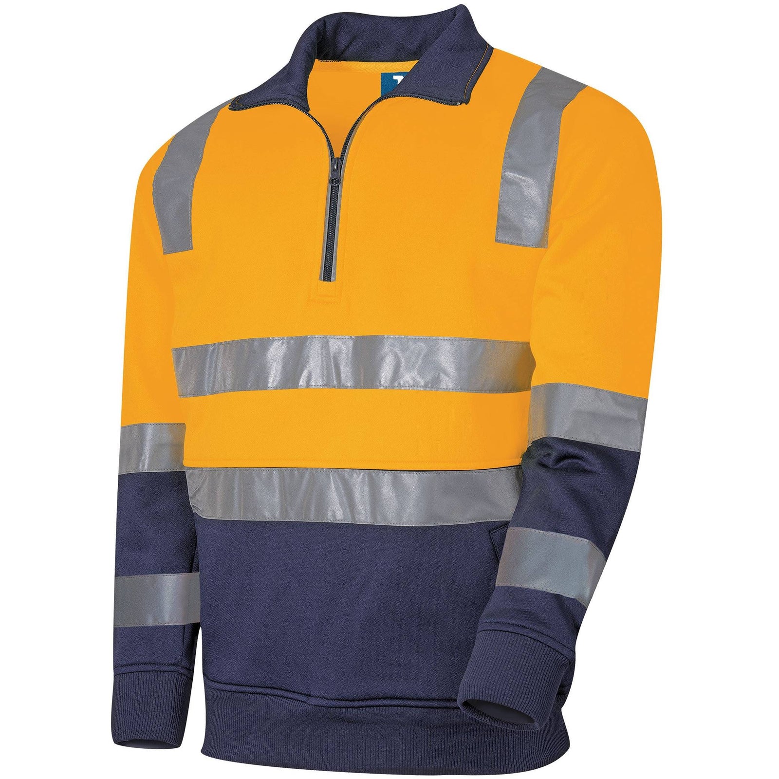 TRu Workwear 1/4 Zip Vic Rail Plus Series Jumper - TF2950T4
