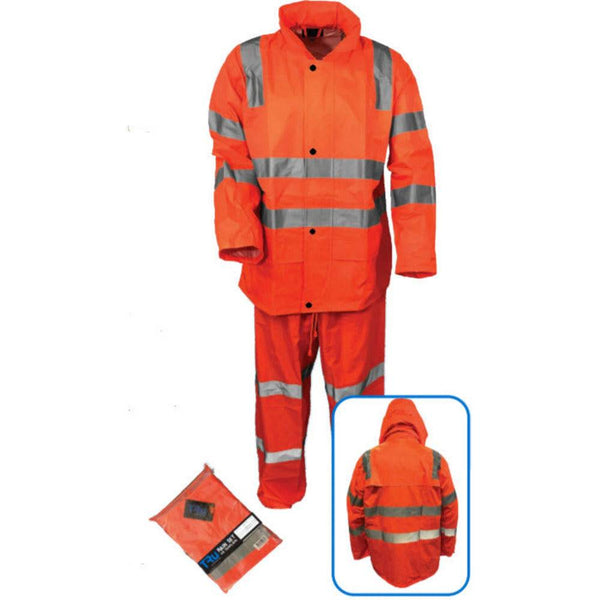 Tru Workwear Rain Jacket & Pants Set Vic Rail Compliant - TJ1970T4 ...
