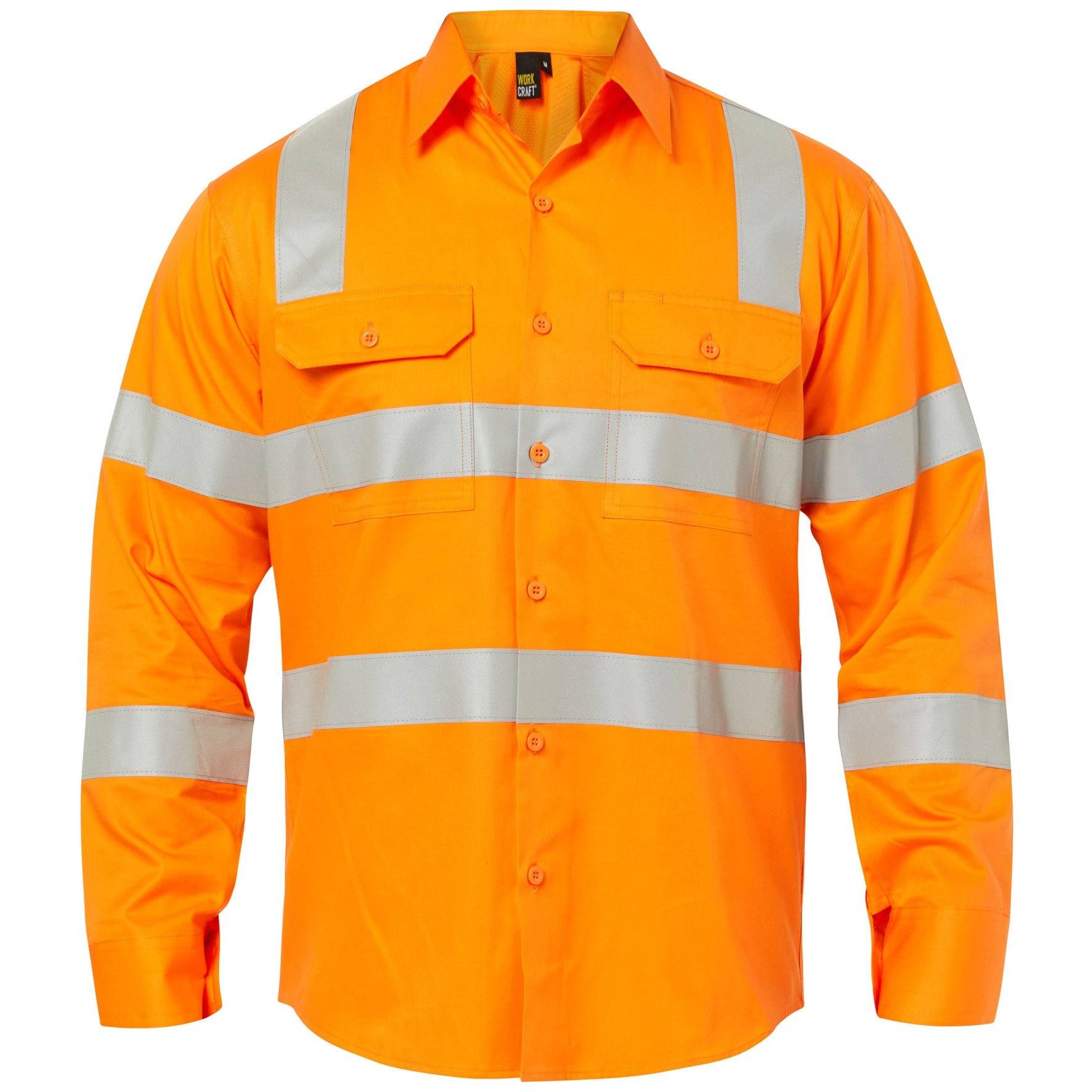 Work Craft Vic Rail Cotton Long Sleeve Shirt - WS6011