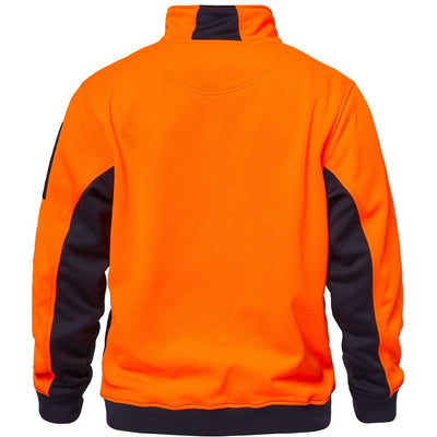 Work Craft Hi Vis Half Zip Pull Over - WT8012