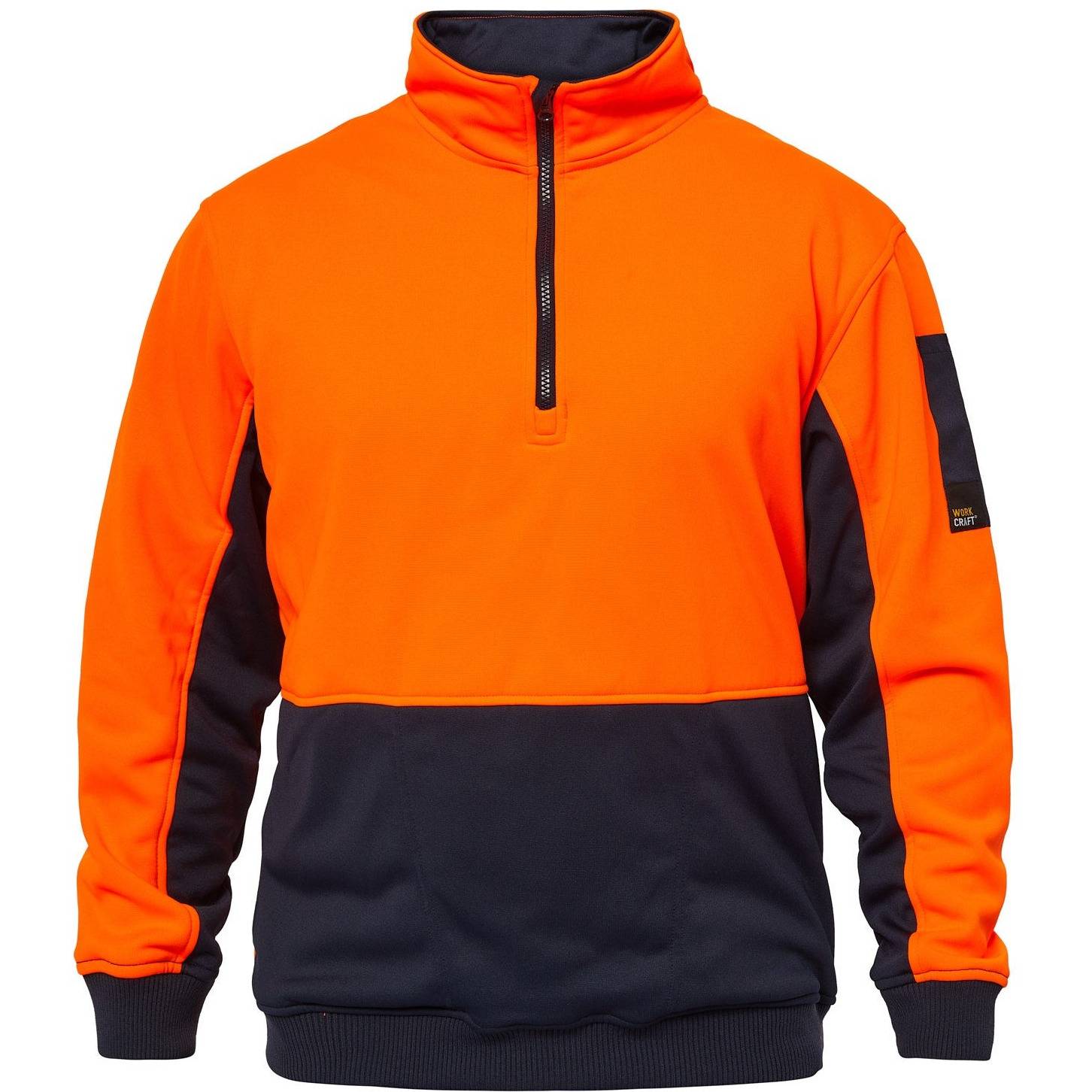 Work Craft Hi Vis Half Zip Pull Over - WT8012