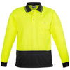 Syzmik Hi Vis Basic Spliced Polo LS - ZH232