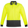 Syzmik Hi Vis Basic Spliced Polo LS - ZH232