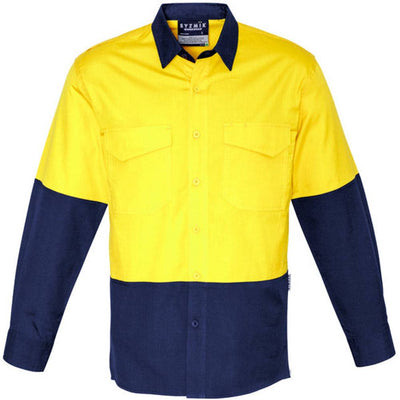 Syzmik Rugged Cooling Hi Vis Spliced Shirt - ZW128