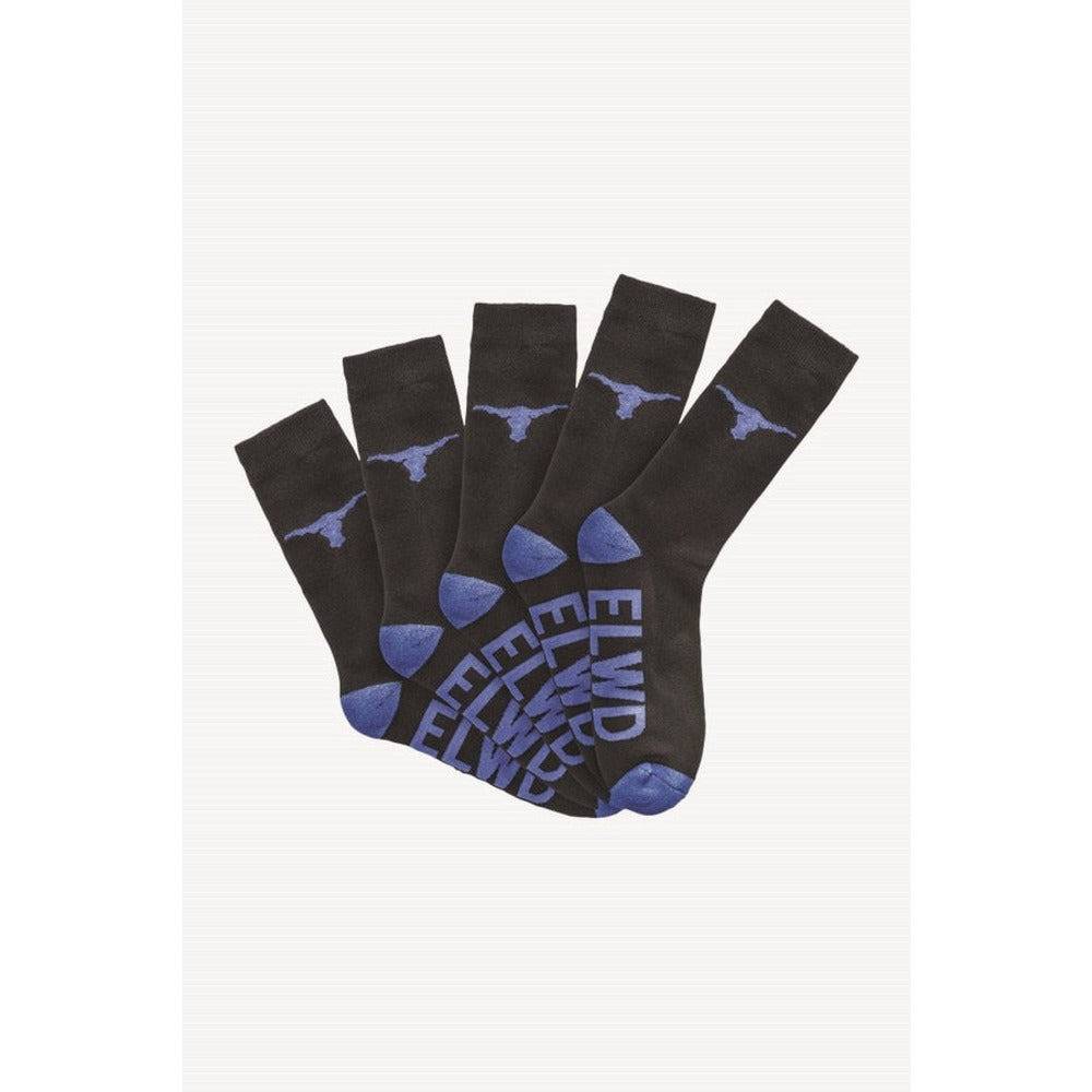 ELWD WORKWEAR CREW SOCK 5 PK - EWD901