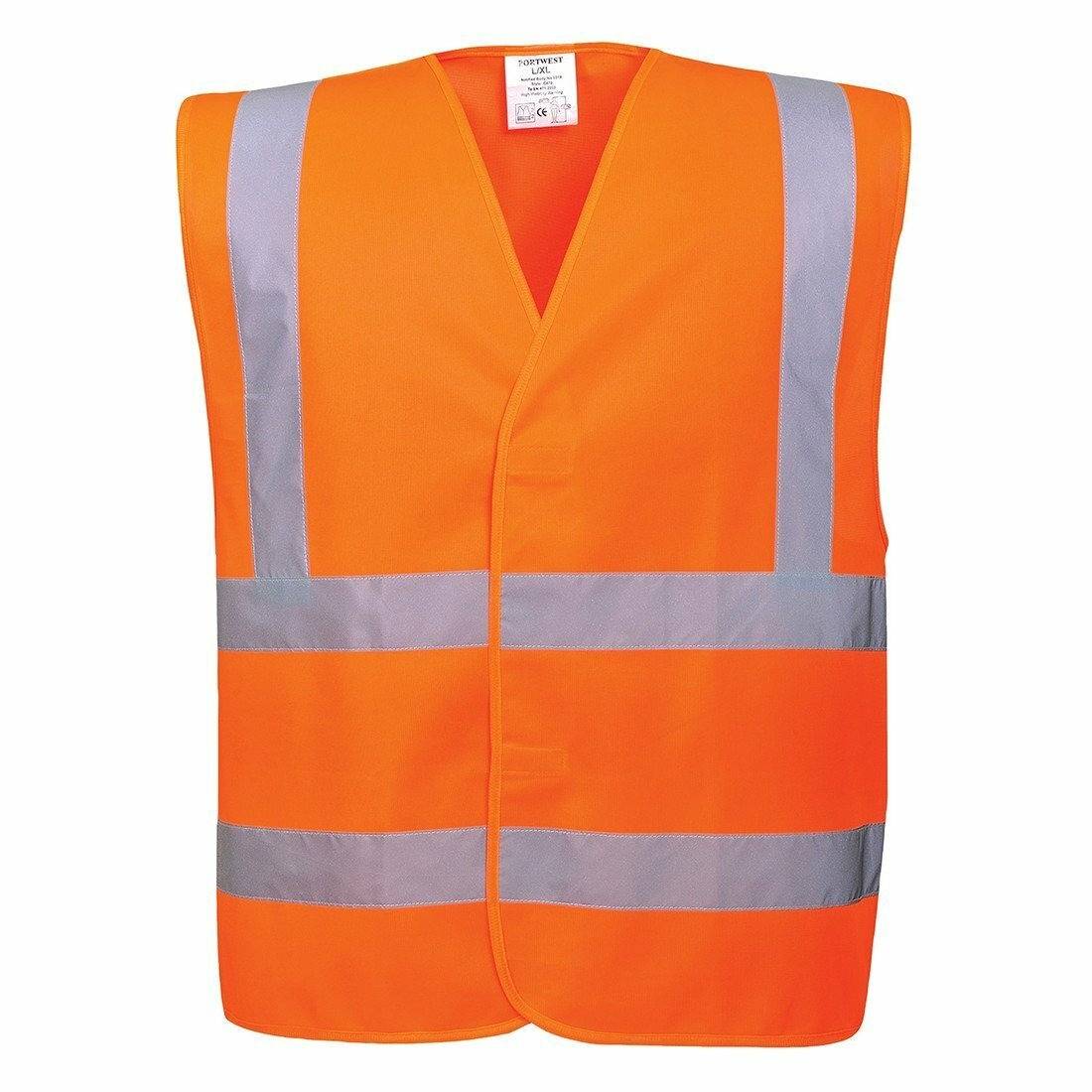 Port West Hi-Vis Two Band & Brace Vest - C470