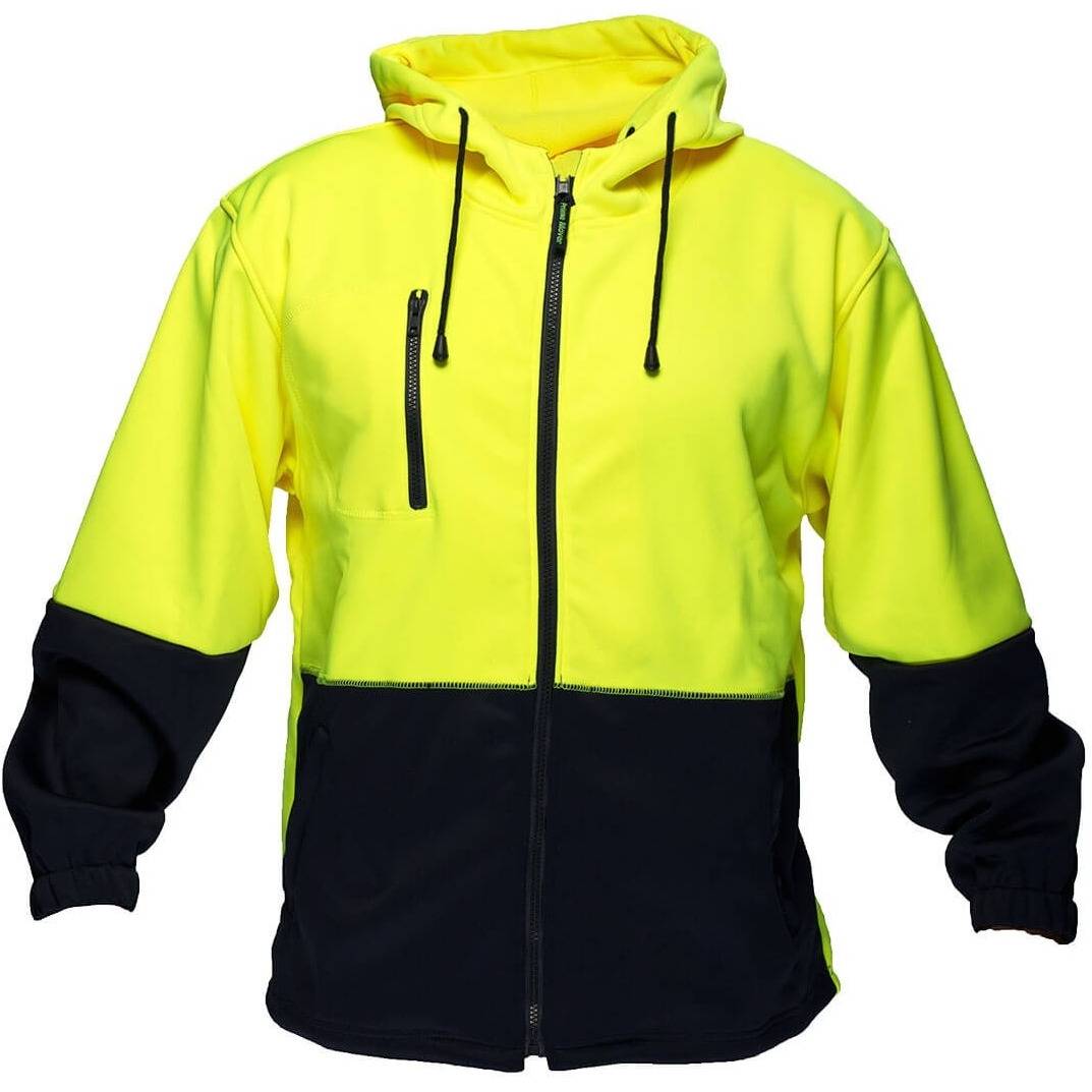 Prime Mover Water Repellent Brushed Fleece Zip Hoodie - MH317