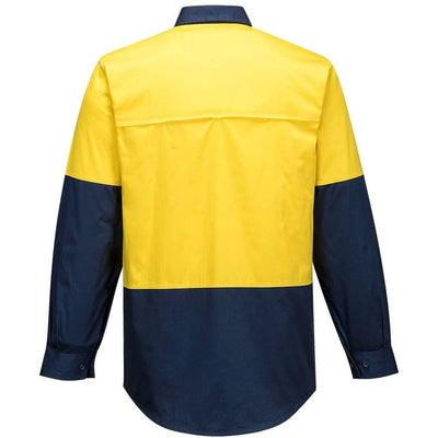 Prime Mover Canberra 155g Shirt L/S Class D - MS801