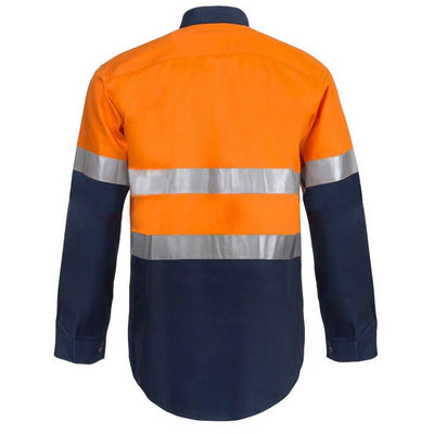 Work Craft Hi Vis Regular Weight LS Cotton Shirt - WS4000