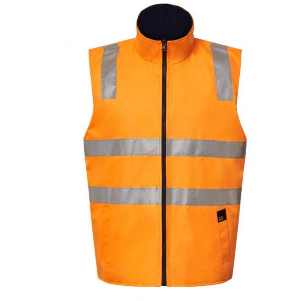 Work Craft Vic Rail Hi Vis Reversible Vest  - WW9021